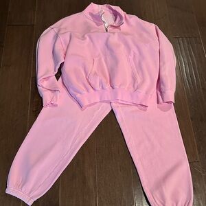 PINK Victoria's Secret Light Pink Set
